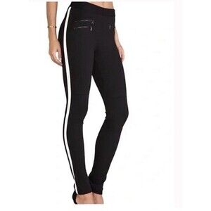 BCBGMAXAZRIA Theo Black White Pants M